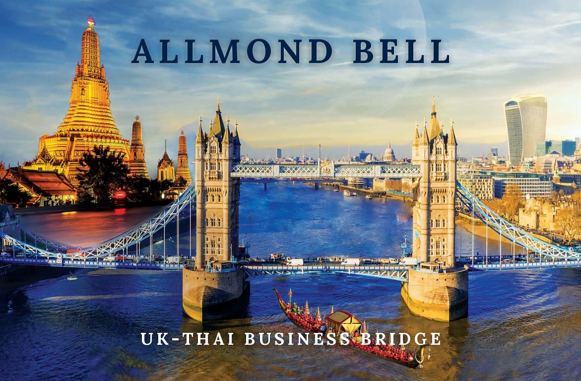 Allmond Bell — UK-Thai Business Bridge montage of Wat Arun and Tower Bridge